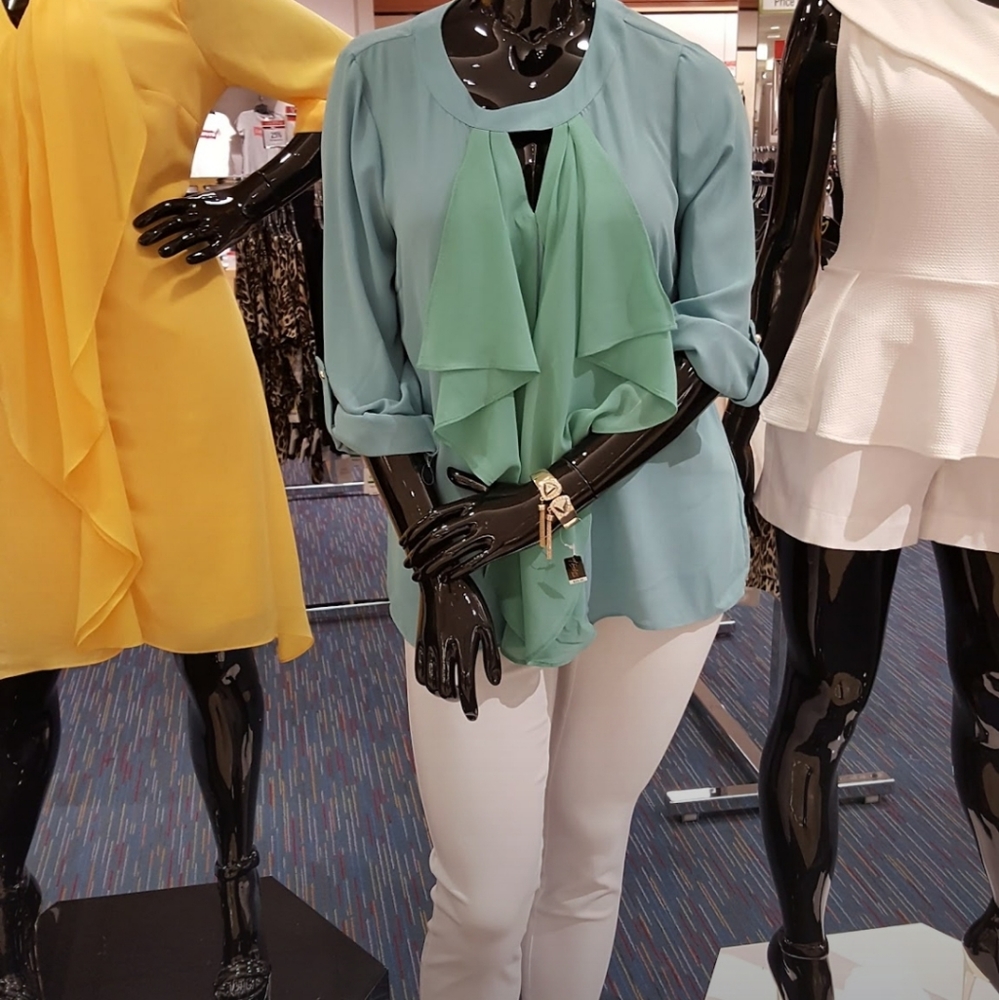 Thalia Sodi Mint Green Top